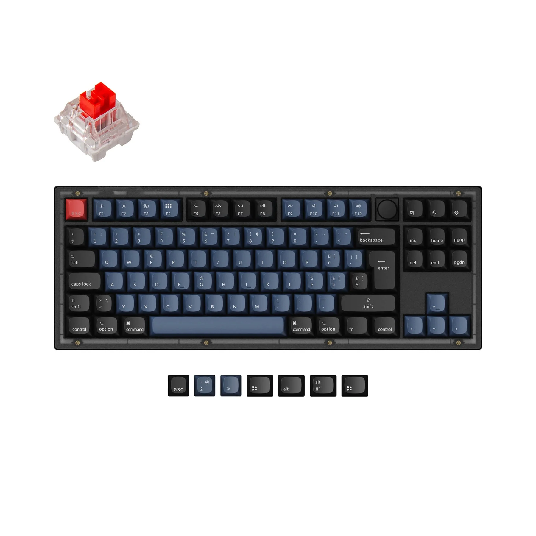 Keychron V3 QMK Custom Mechanical Keyboard ISO Layout Collection - Image 5