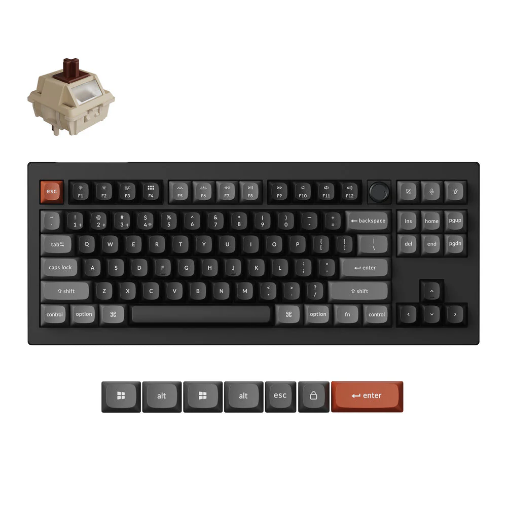 Keychron V3 Ultra 8K Wireless Custom Mechanical Keyboard (US ANSI Layout)