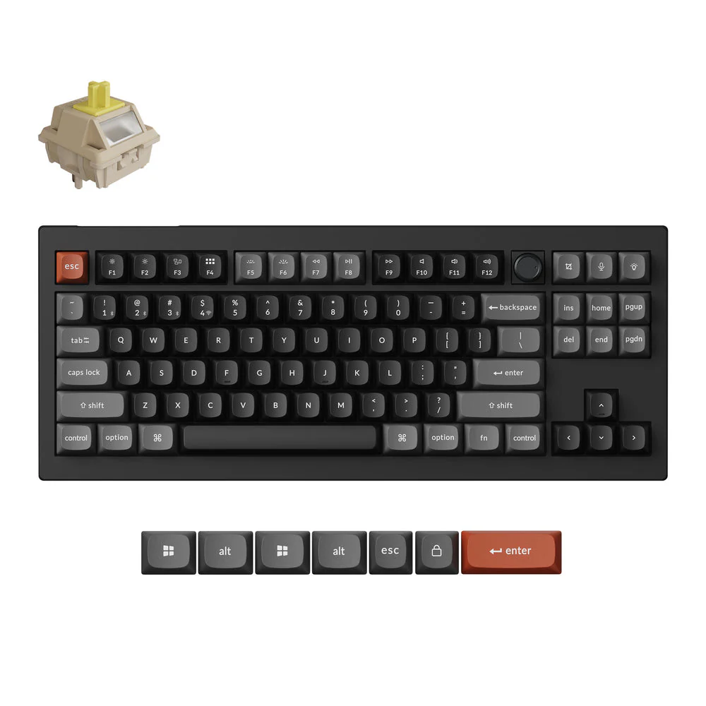 Keychron V3 Ultra 8K Wireless Custom Mechanical Keyboard (US ANSI Layout) - Image 2