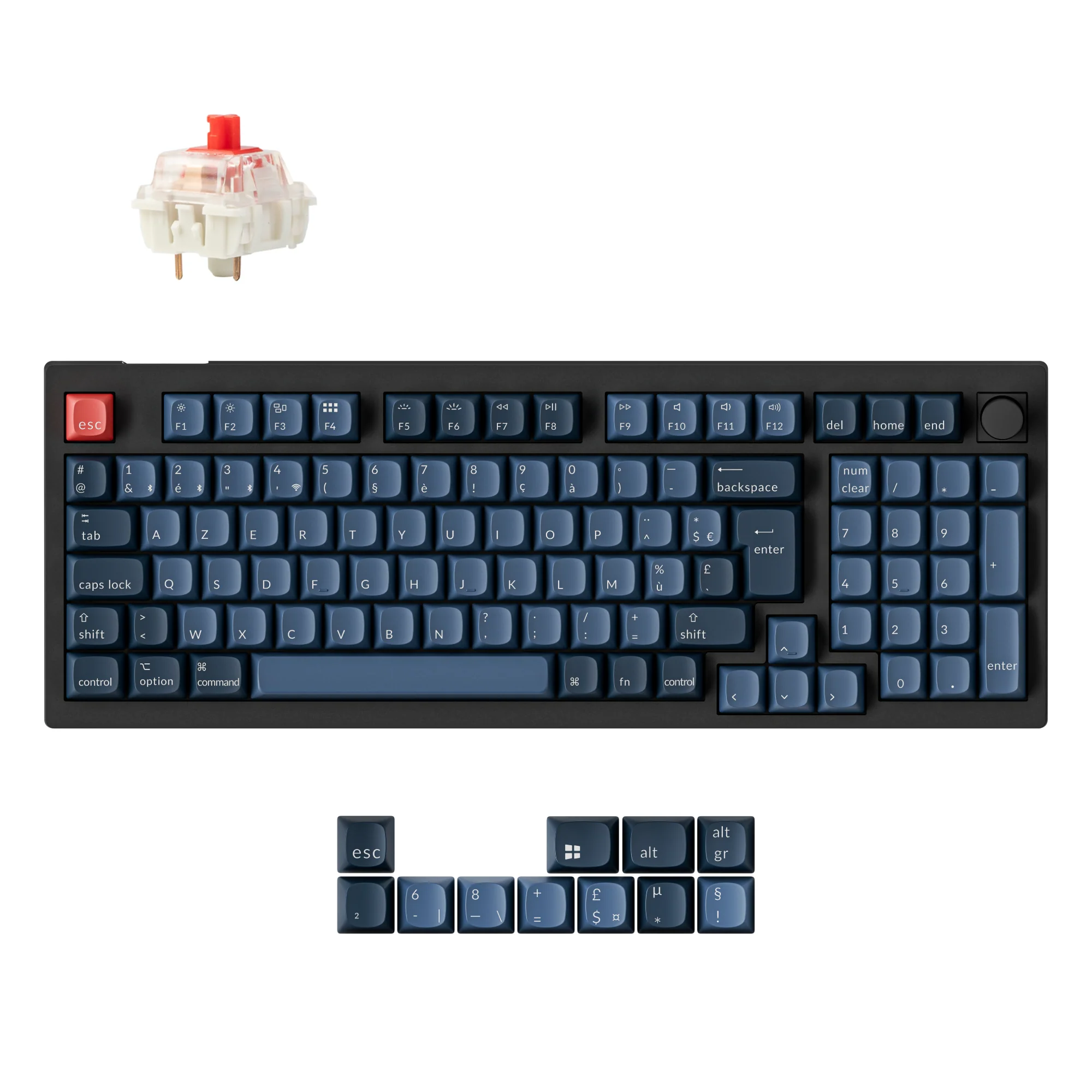 Keychron V5 Max QMK Wireless Custom Mechanical Keyboard ISO Layout Collection - Image 19