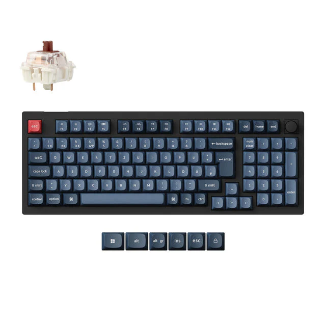 Keychron V5 Max QMK Wireless Custom Mechanical Keyboard ISO Layout Collection - Image 2