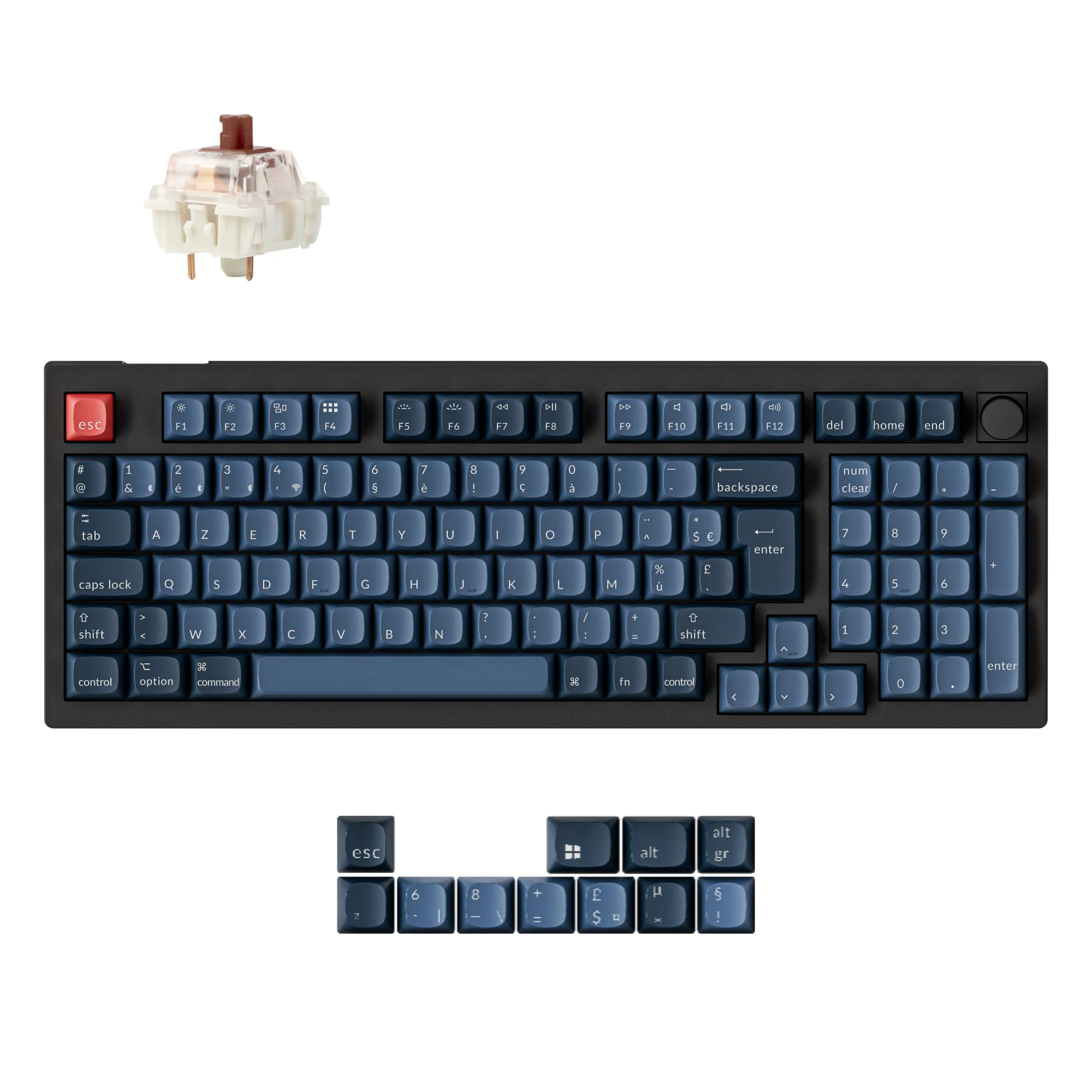 Keychron V5 Max QMK Wireless Custom Mechanical Keyboard ISO Layout Collection - Image 20