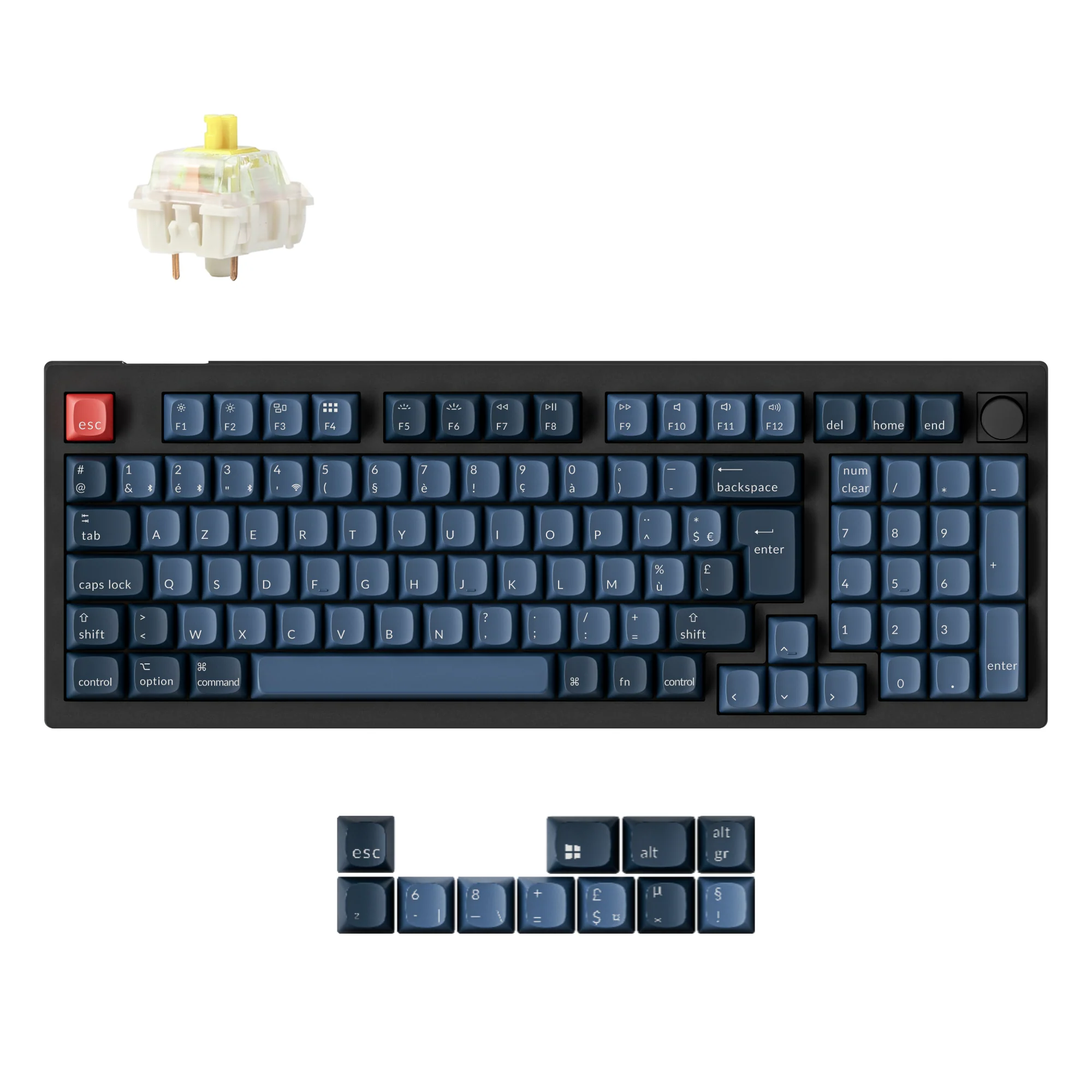 Keychron V5 Max QMK Wireless Custom Mechanical Keyboard ISO Layout Collection - Image 21
