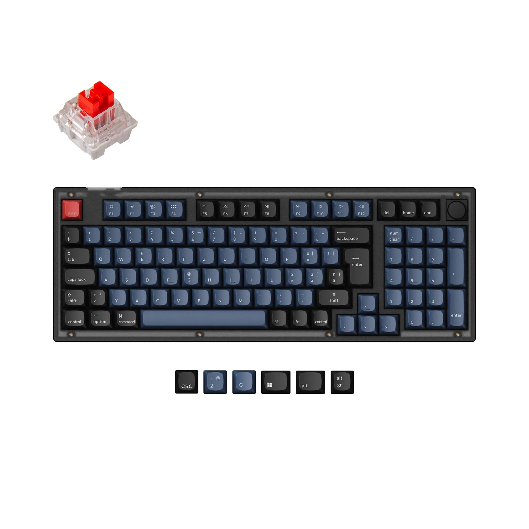 Keychron V5 QMK Custom Mechanical Keyboard ISO Layout Collection - Image 5