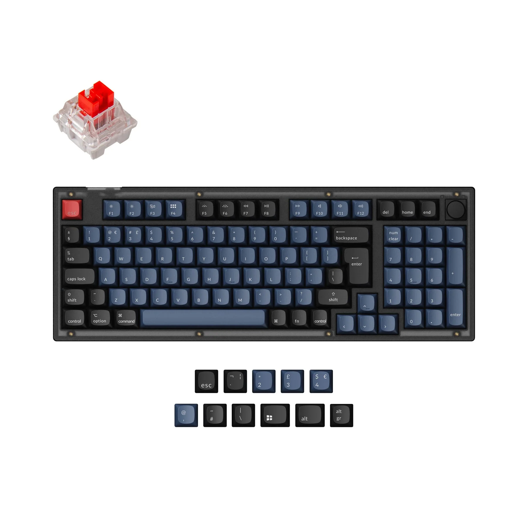 Keychron V5 QMK Custom Mechanical Keyboard ISO Layout Collection - Image 9