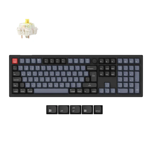 Keychron V6 Max QMK Wireless Custom Mechanical Keyboard ISO Layout Collection - Image 15