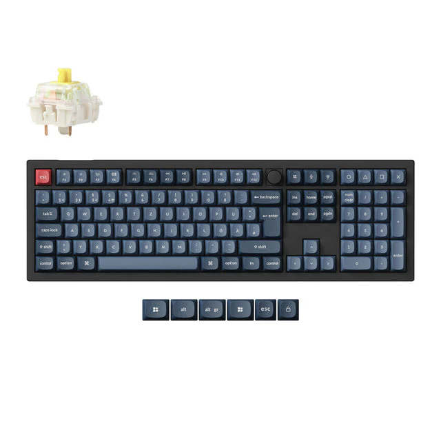 Keychron V6 Max QMK Wireless Custom Mechanical Keyboard ISO Layout Collection - Image 3