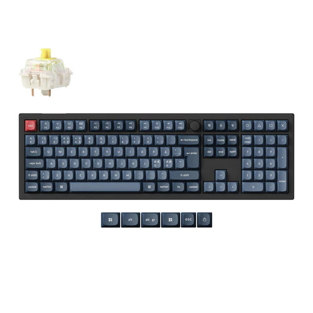 Keychron V6 Max QMK Wireless Custom Mechanical Keyboard ISO Layout Collection - Image 9