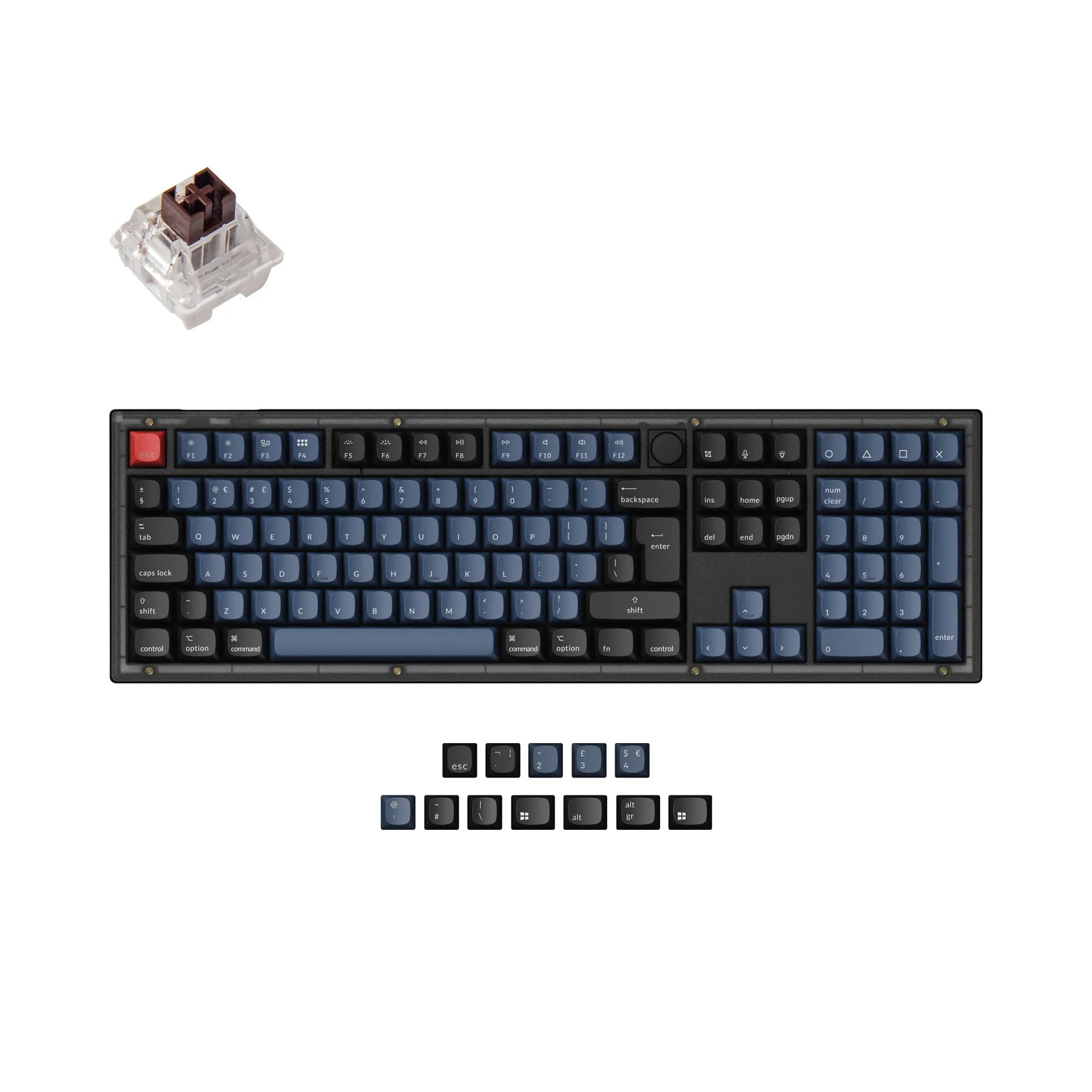 Keychron V6 QMK Custom Mechanical Keyboard ISO Layout Collection - Image 6