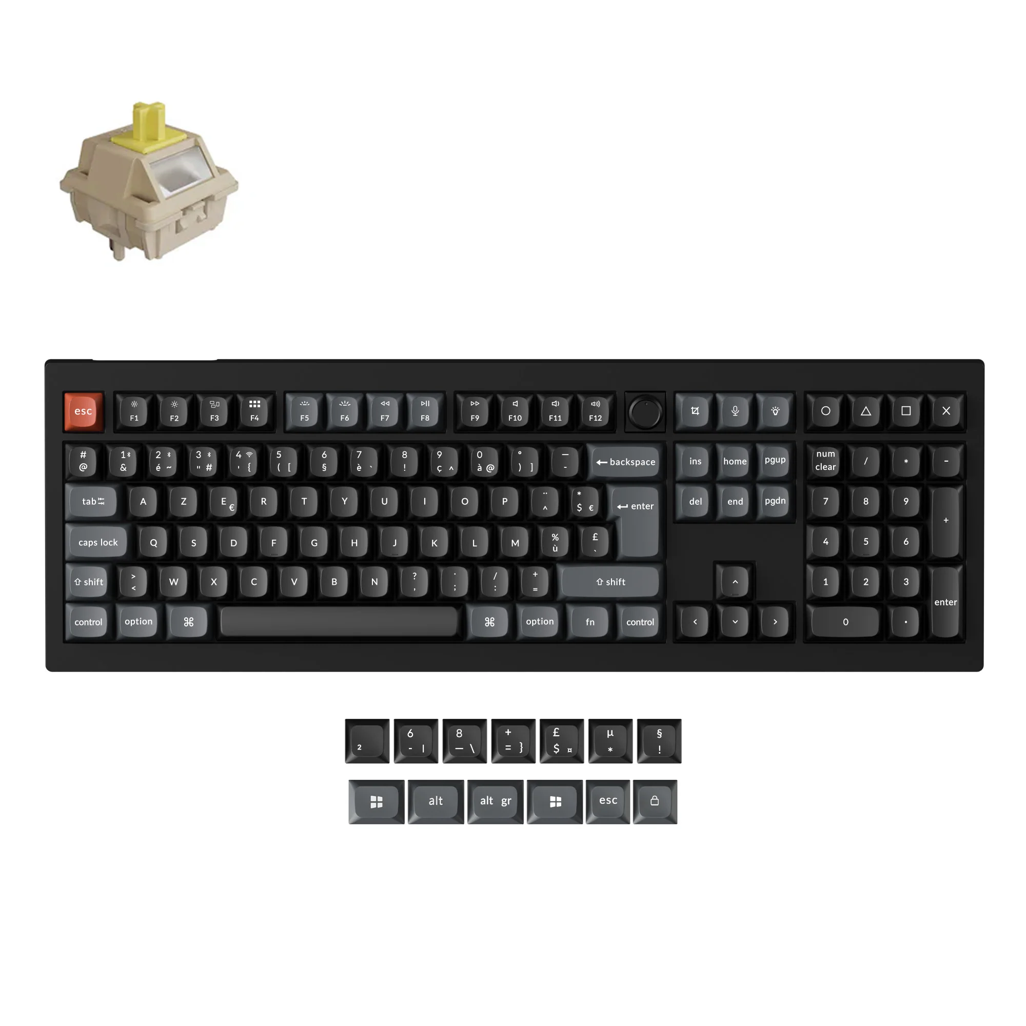 Keychron V6 Ultra 8K Wireless Custom Mechanical Keyboard ISO Layout Collection - Image 9
