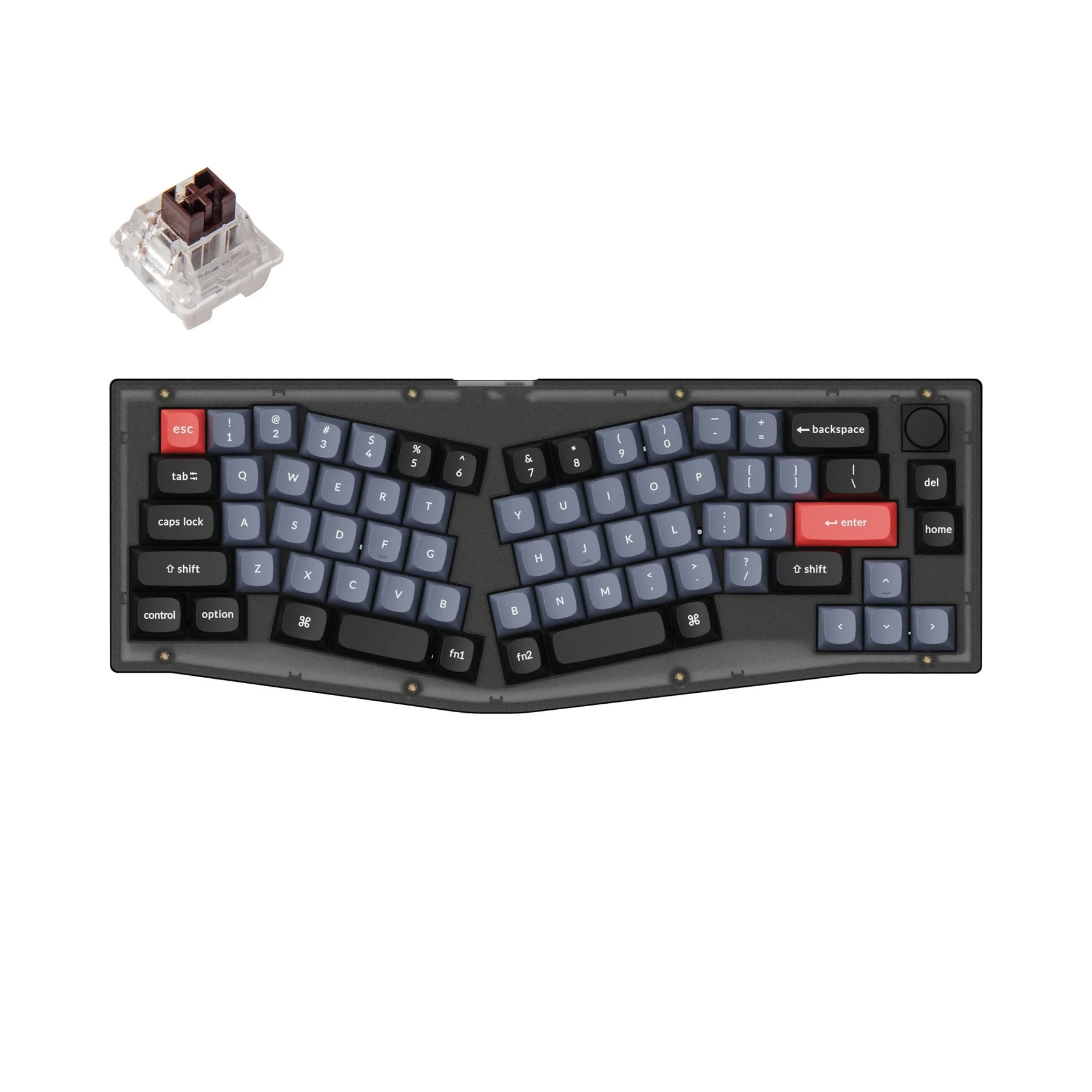 Keychron V8 (Alice Layout) QMK Wired Custom Mechanical Keyboard(US ANSI Layout) - Image 3