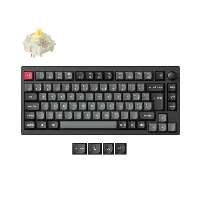 Lemokey P1 QMK Wireless Custom Mechanical Keyboard ISO Layout Collection - Image 12
