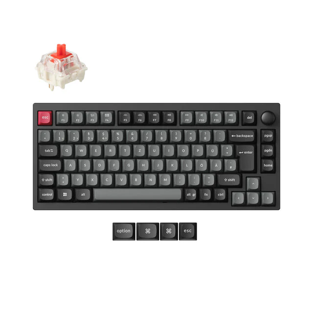 Lemokey P1 QMK Wireless Custom Mechanical Keyboard ISO Layout Collection - Image 2