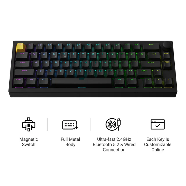 Lemokey P2 HE Wireless Magnetic Switch Custom Gaming Keyboard (US ANSI Layout) - Image 3