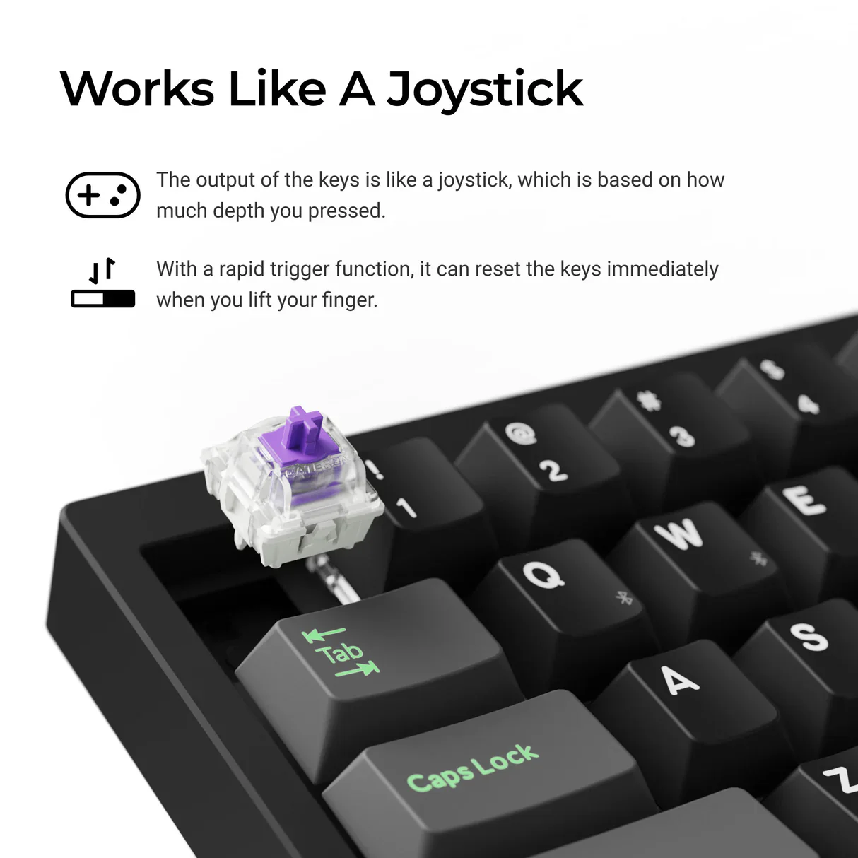 Lemokey P2 HE Wireless Magnetic Switch Custom Gaming Keyboard (US ANSI Layout) - Image 5