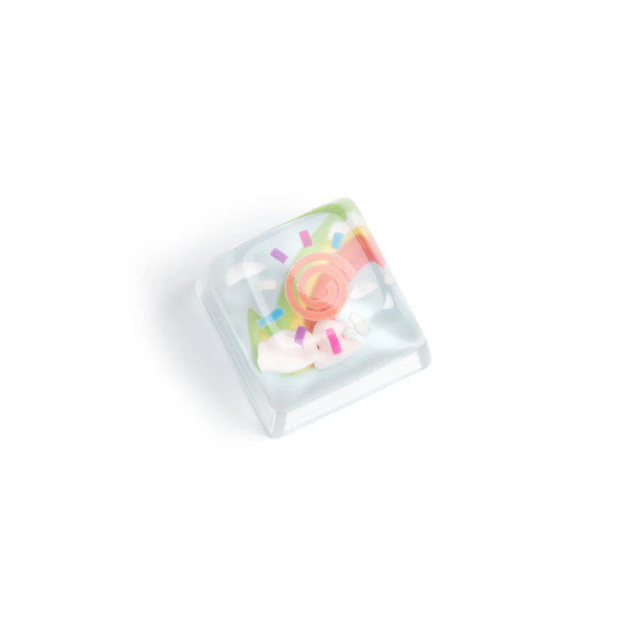 Rainbows And Sunshine Resin Artisan Keycap - Image 2