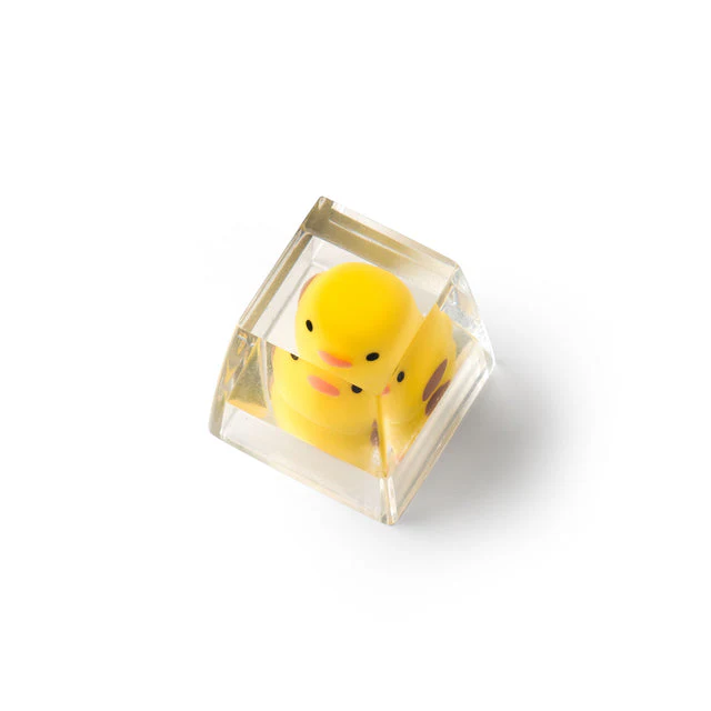 Yellow Duck Resin Artisan Keycap - Image 2